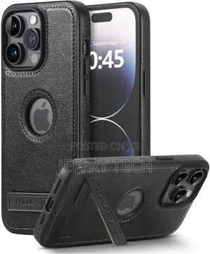 Leather Case for iPhone 15 Pro Max, Ultra-Thin Flexible Soft