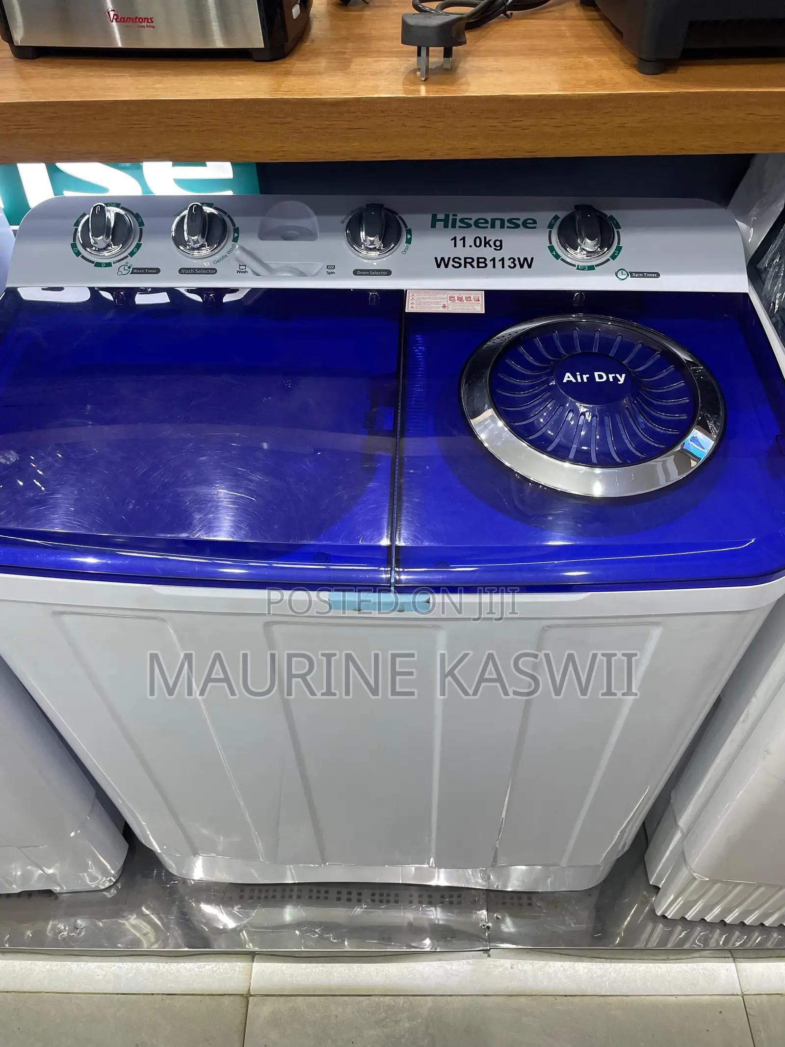 Hisense 11 Kg Twin Tub Semi