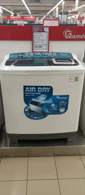 Ramtons Rm-116 10kgs Twin-Tub Washing Machine