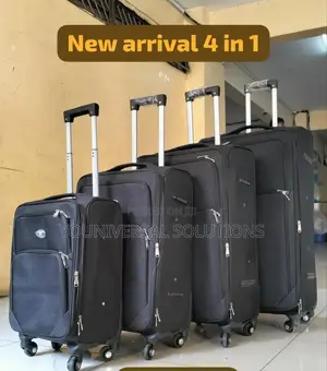 4 in 1 Fabric Laxurious Suitcase Briefcase Travel Bag