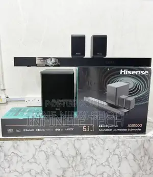 Hisense Home Cinema Soundbar System, 5.1ch H5100g/Hs