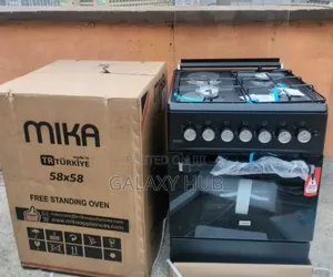 Marble Mika Standing Cooker 58 X 58 Cm 3gas + 1electric