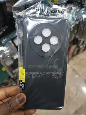 Liquid Silicone Case for Oppo Reno12 F Phone Case - Black