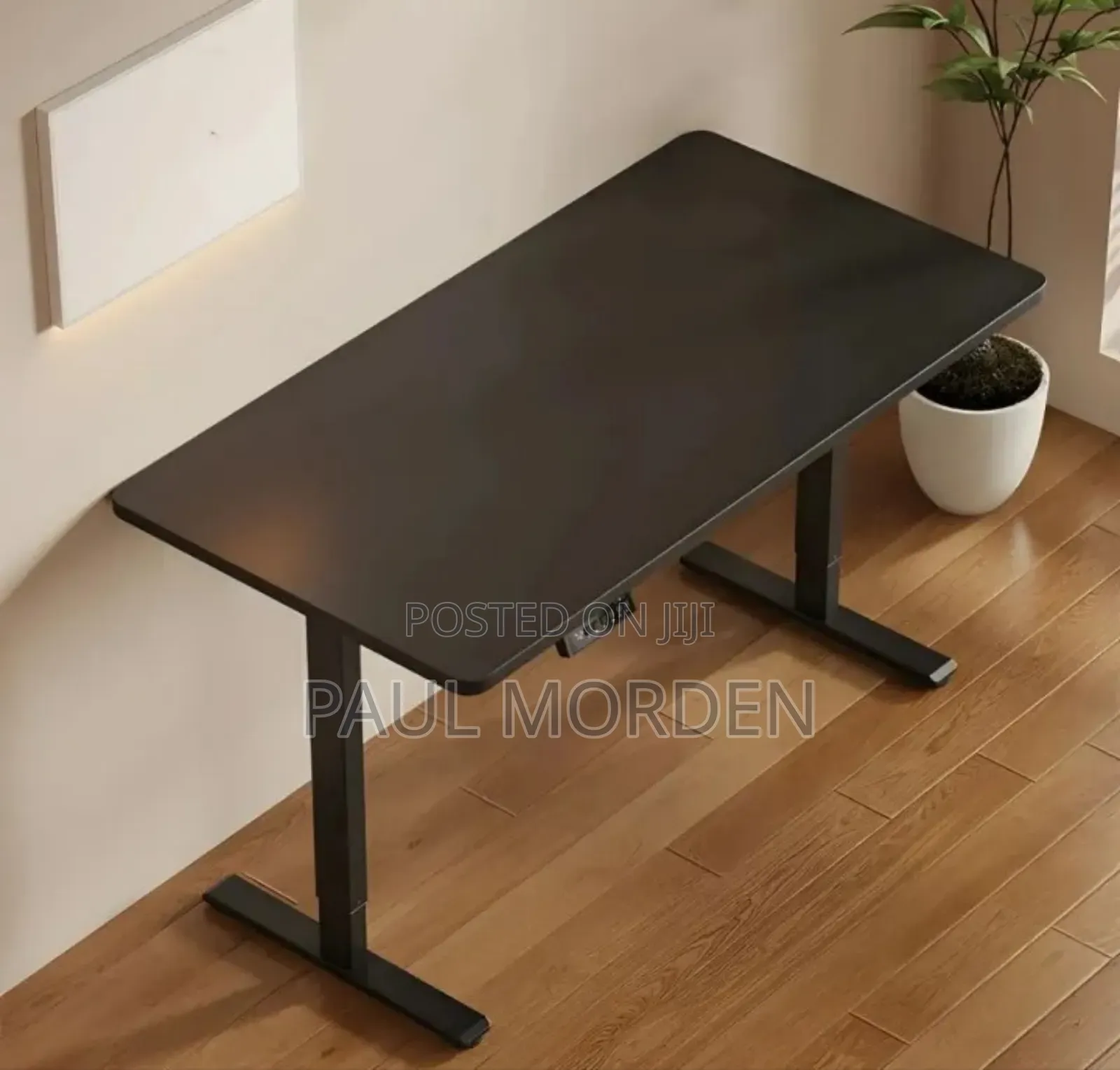 Black 1200mm Electric Adjustable Desk