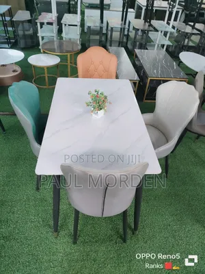 Four Seater Marble Top Dining Set