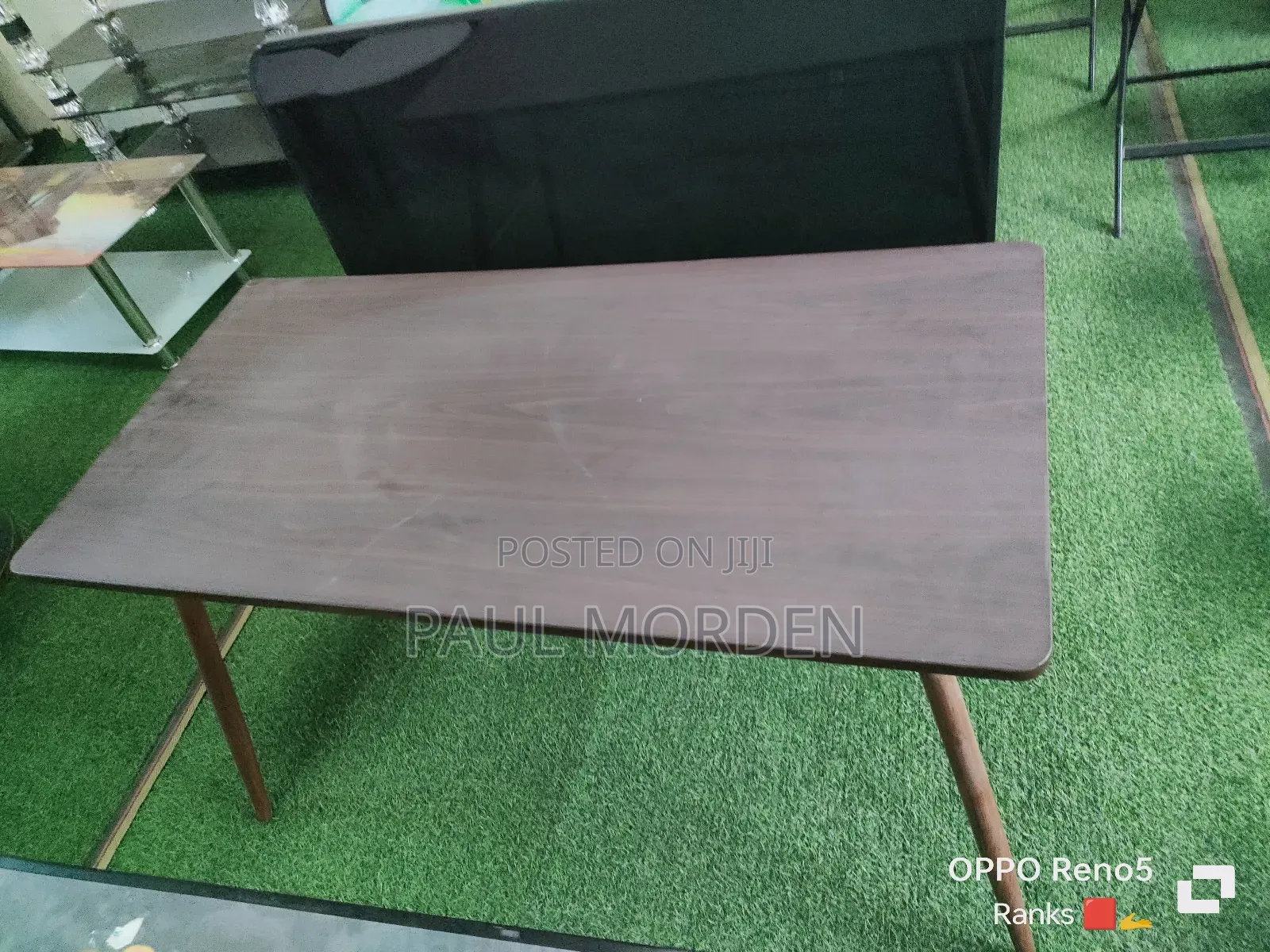 Brown Rectanglar Dining Table