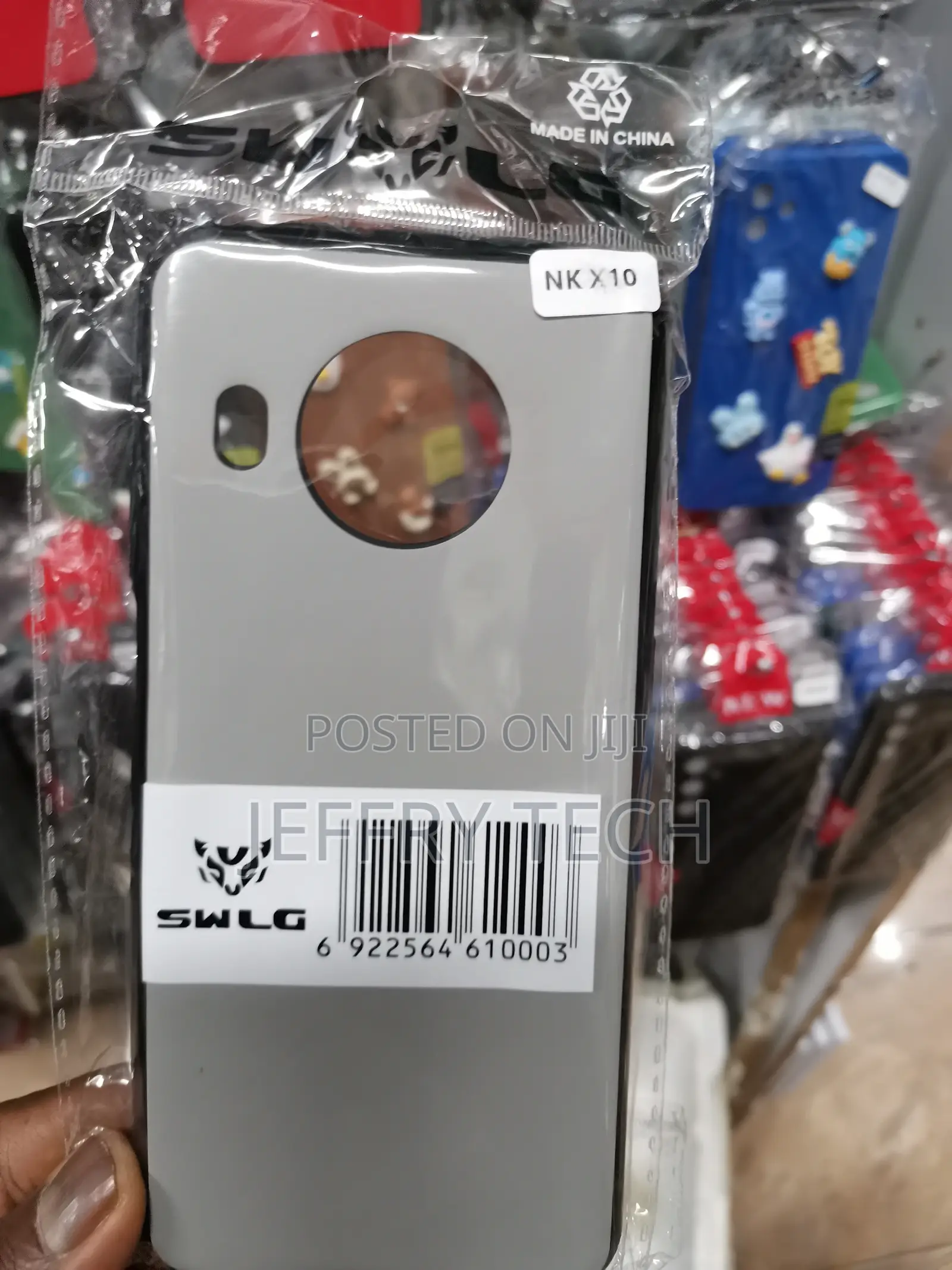 Nokia X10 Soft Silicone Shockproof Protective Back Case-Gray