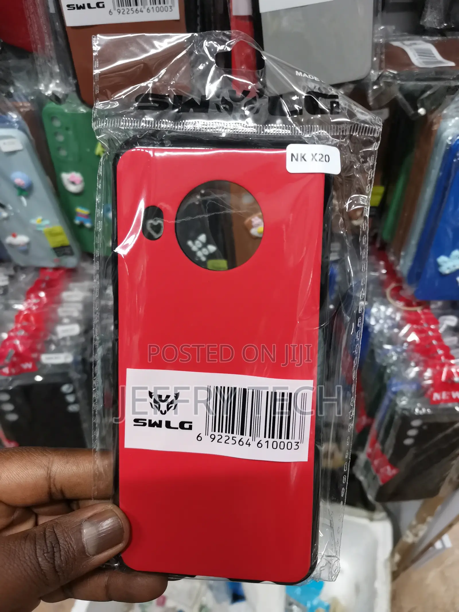 Soft Silicon Back Cover for Nokia X20,Drop Protective-Red