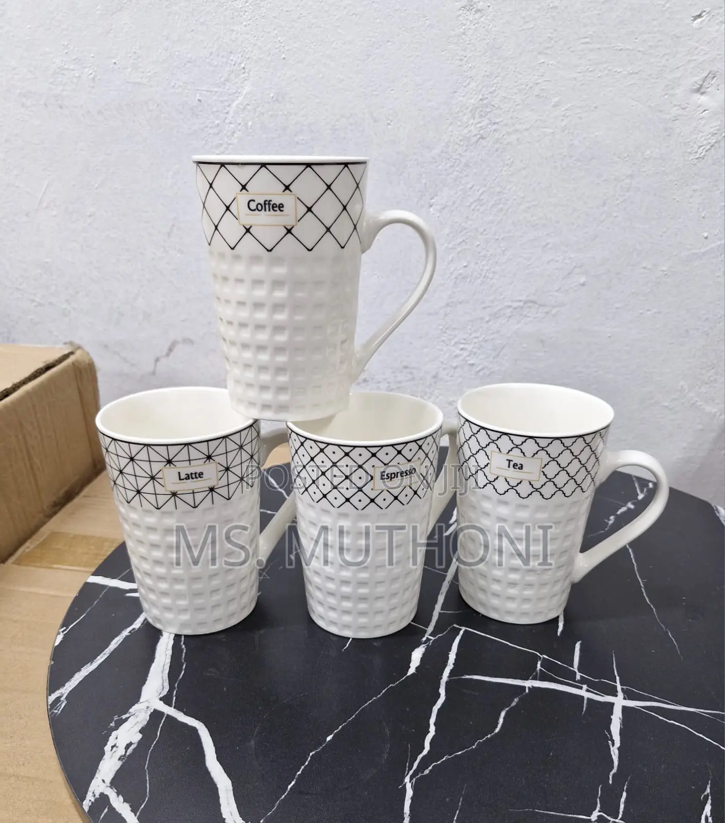 Beautiful Tall Coffee /Tea Mugs