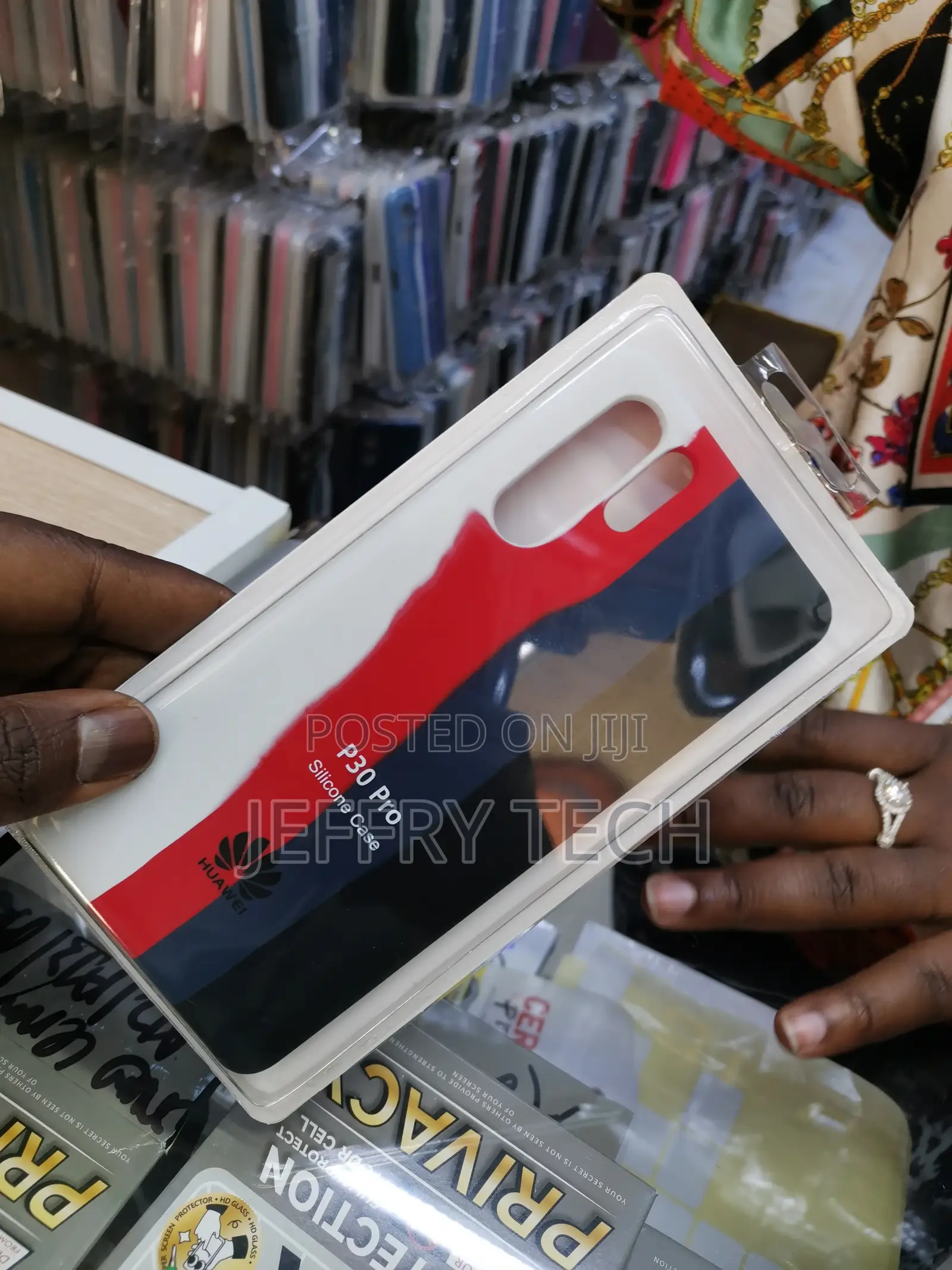Huawei P30 Pro Rainbow Silicone Protecive Cover-Multiclolor