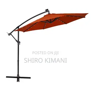 Parasol Umbrella With Lights for Outdoor