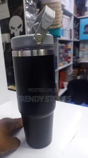 Black Stainless Steel Insulated Thermo Cup