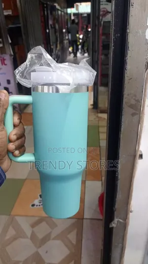 Blue Stainless Steel Insulated Thermo Cup