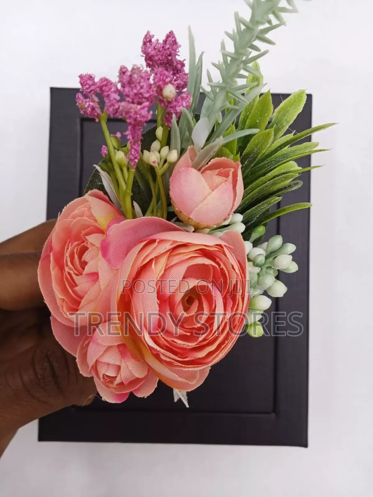Pink Rose Pocket Suit Flower