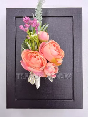 Pink Rose Pocket Suit Flower