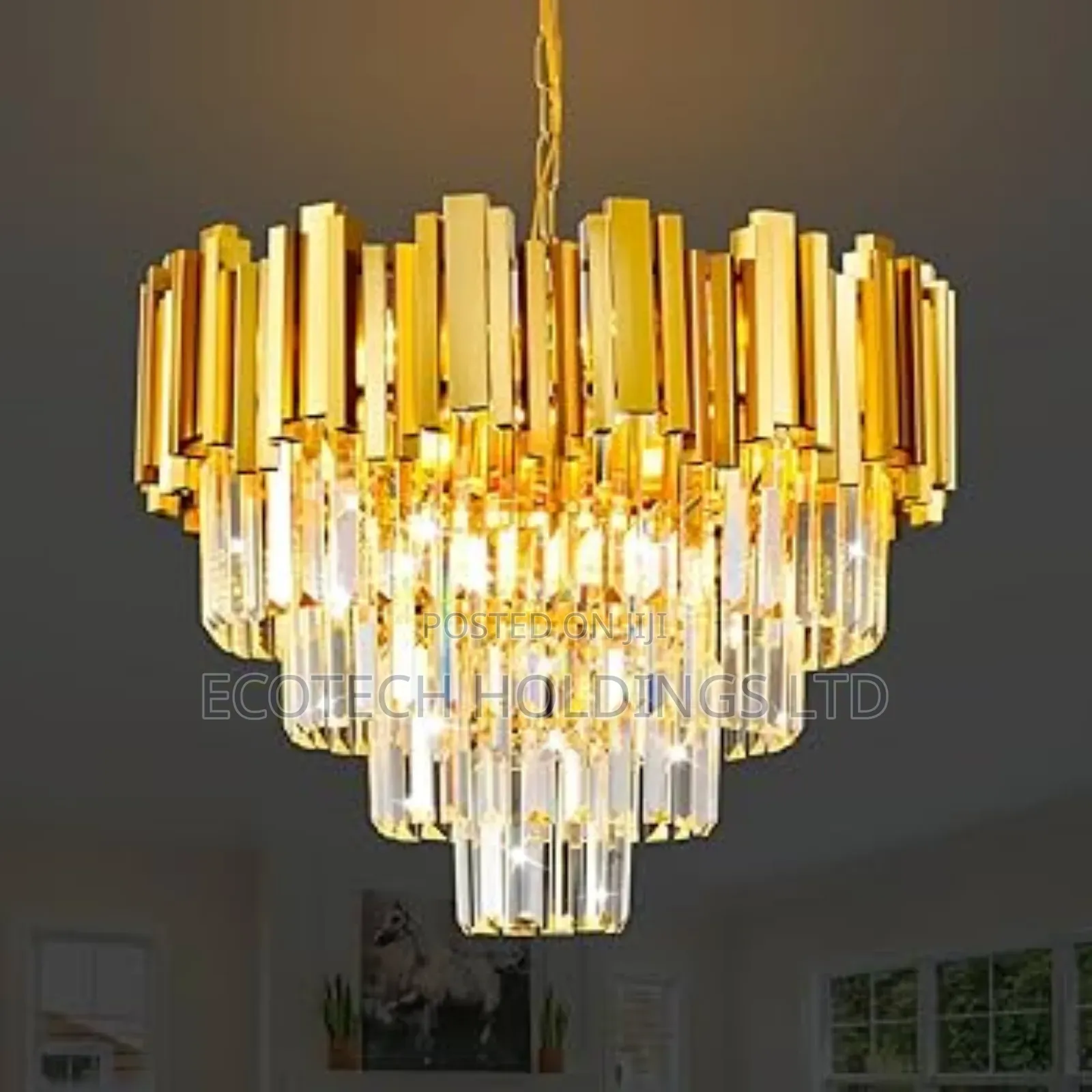 Modern LED Crystal Chandelier Light Jkf8