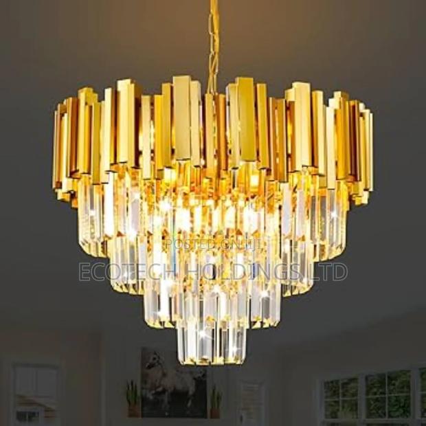 Modern LED Crystal Chandelier Light Jkf8