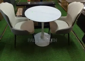 Round Dining Table With Two Dining Chairs