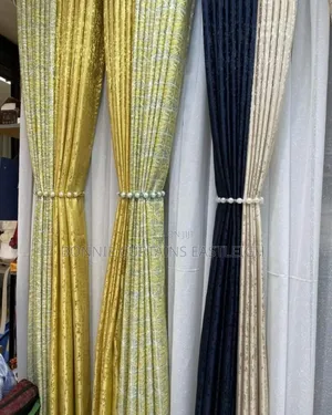 Blue Curtains and Sheers