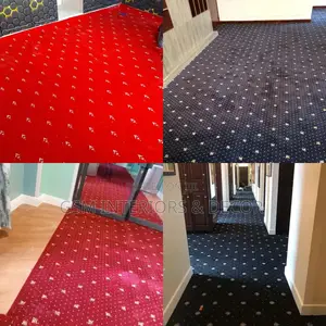 Office Carpets Dotted Maroon
