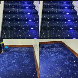 Executive Blue Dotted Carpets