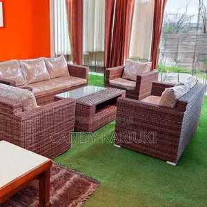 Beautiful and Comfy 7 Seater Outdoor Sofa Plus a Table