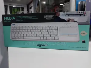 Logitech Plus Wireless With Touch Keyboard 2.4ghz White
