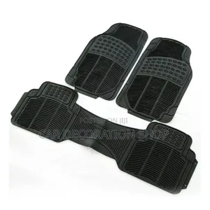 Black Car Dust Mud Mats With Rear Cojoined 1pc Style