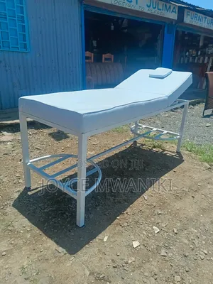 Massage Bed, Plain White, Big Size