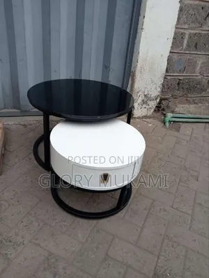 White Black Coffee Table