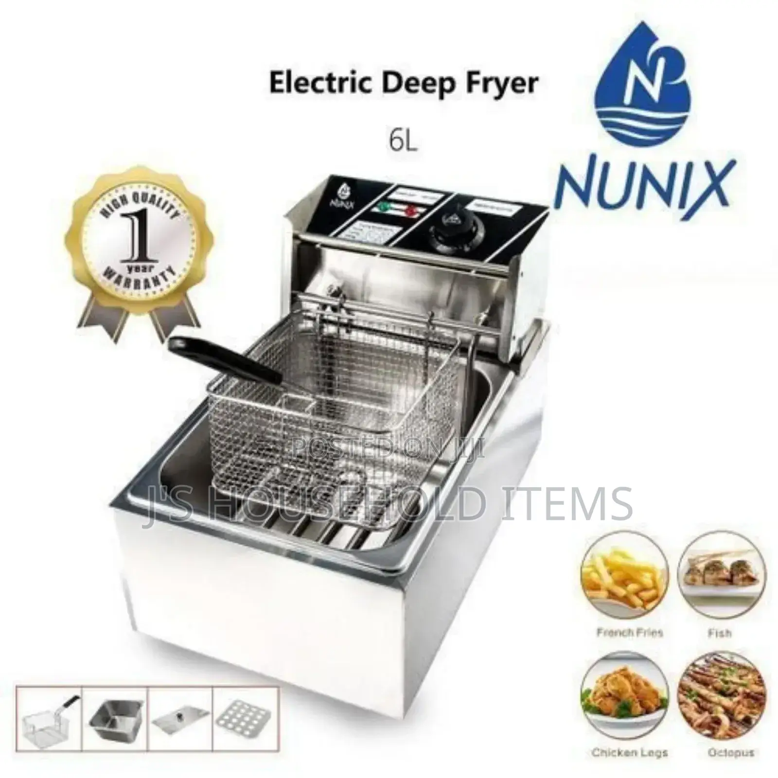 Nunix Double Deep Fryer