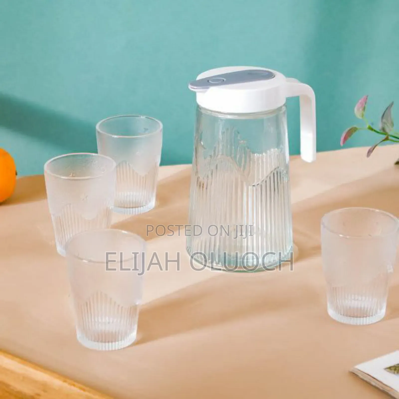5pcs Glass Water Set