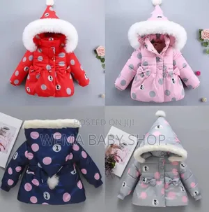 Kid Girls Warm Cotton Coats