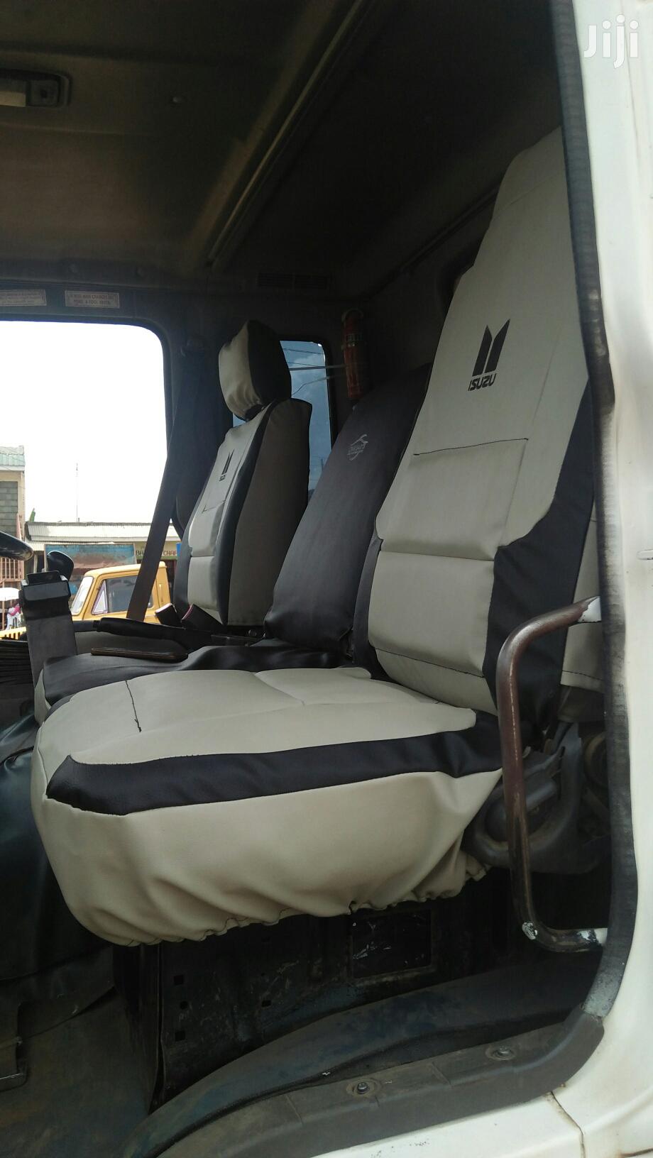 Cream/Black Seat Covers