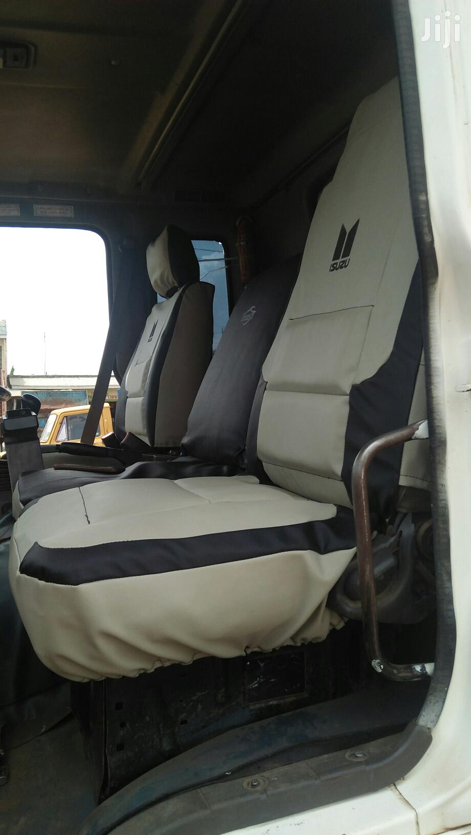 Cream/Black Seat Covers
