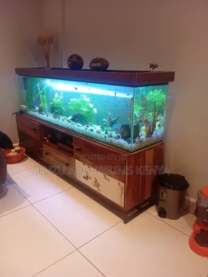 Aquarium With Solid Wood Stand