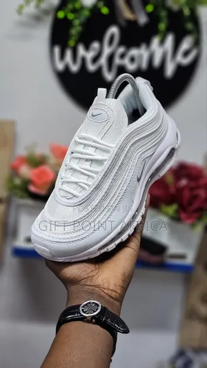 Nike Airmax 97 All White Unisex Sneakers