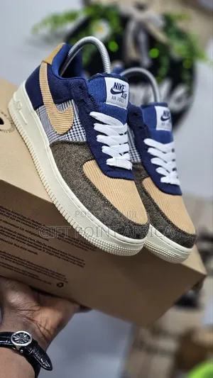Airforce 1 Tweed Corduroy Unisex Sneakers