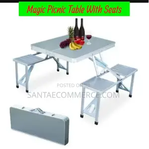 Magic Picnic Table With Seats