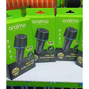 Oraimo OCC-31D Dual-Output Car Charger Head – Black
