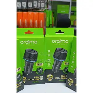 Oraimo OCC-31D Dual-Output Car Charger Head With Cables