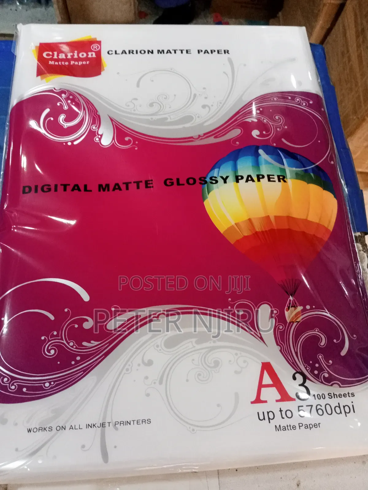 Clarion Digital Matte Glossy Papers A3