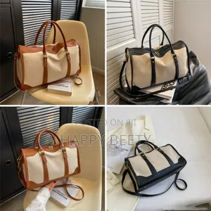 *Vintage Women's Canvas Traveling Bag*