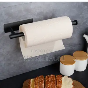 Black Stainless Wall Mounted Paper Towel Holder