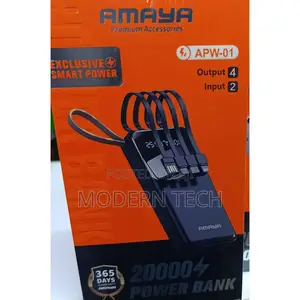 Amaya APW-01 20000mah Power Bank Fast Charging Power Bank