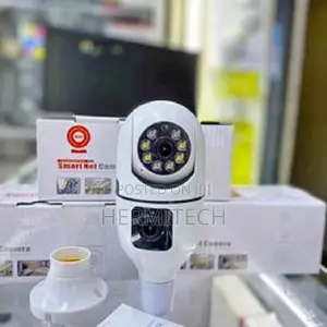 E27 360 Bulb Wifi Dual Lens Camera Bulb Color Night Visio