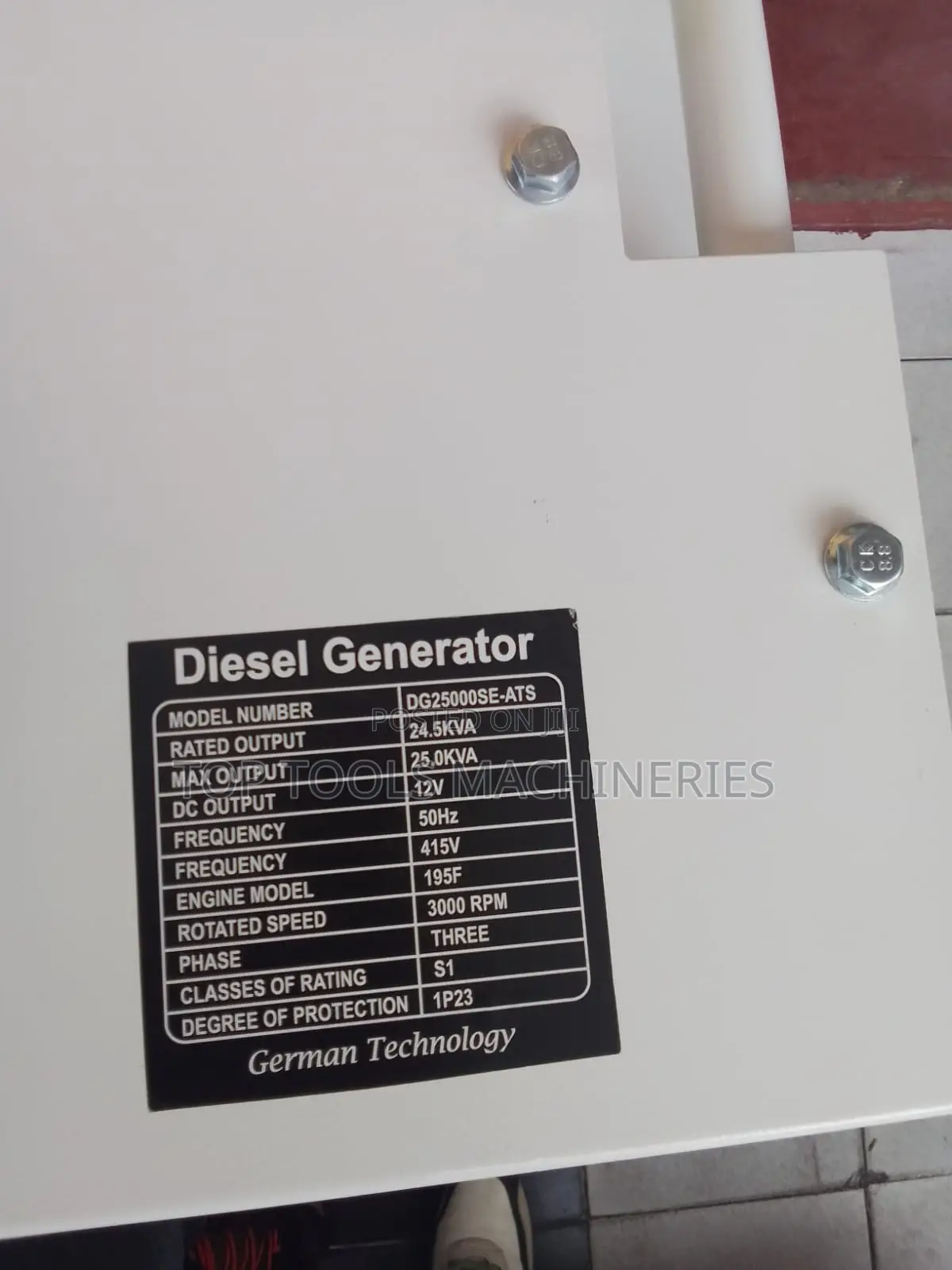 Diesel Generator Pulsar 25kva 3 Phase Silent Generator