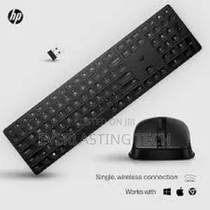 HP 650 Wireless Keyboard and Mouse Combo - Black - 4R013AA