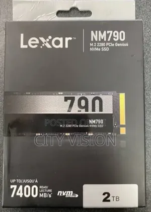 Lexar Nm790 2tb SSD Nvme M.2 Gen 4x4 7400mbps