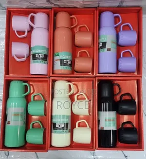 Red Box Vacuum Flask Set